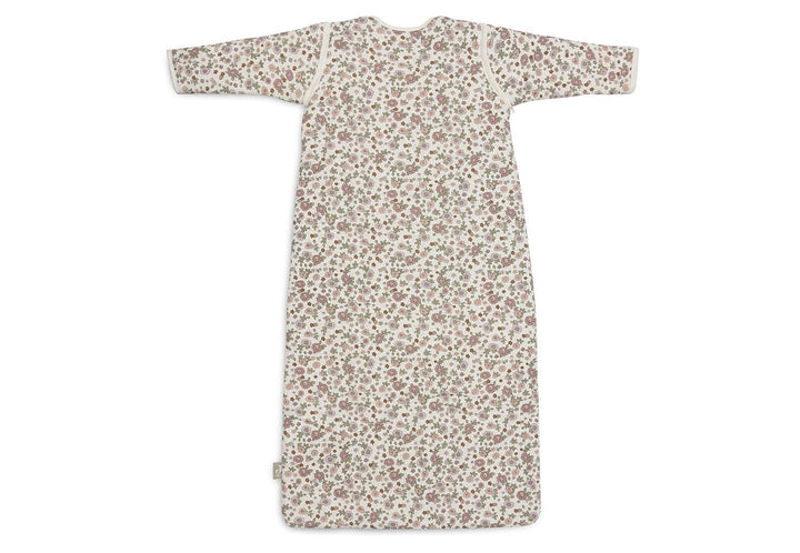 Jollein Schlafsack Baby - Retro Flowers - 70 cm - Baumwolle - 2.0 bis 3.0 Tog - Abnehmbare Ärmel - B