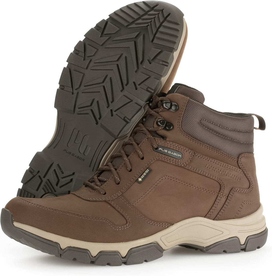 Pius Gabor Herren Boots,Stiefel,wasserdicht,Gore-TEX,Wechselfussbett 42.5 EU Braun Espresso, 42.5 EU