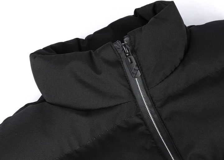 YOUTHUP Weste Herren Steppweste Winter Freizeit Wärme Ärmellose Sportweste Outdoor Stehkragen Winter