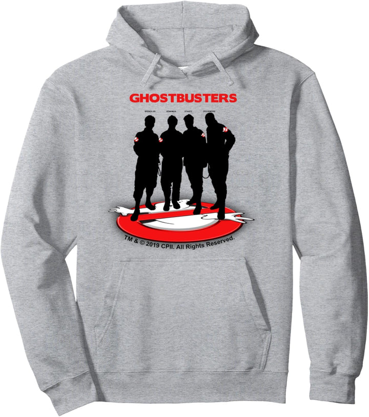 Ghostbusters Group Shot Silhouette Poster Pullover Hoodie