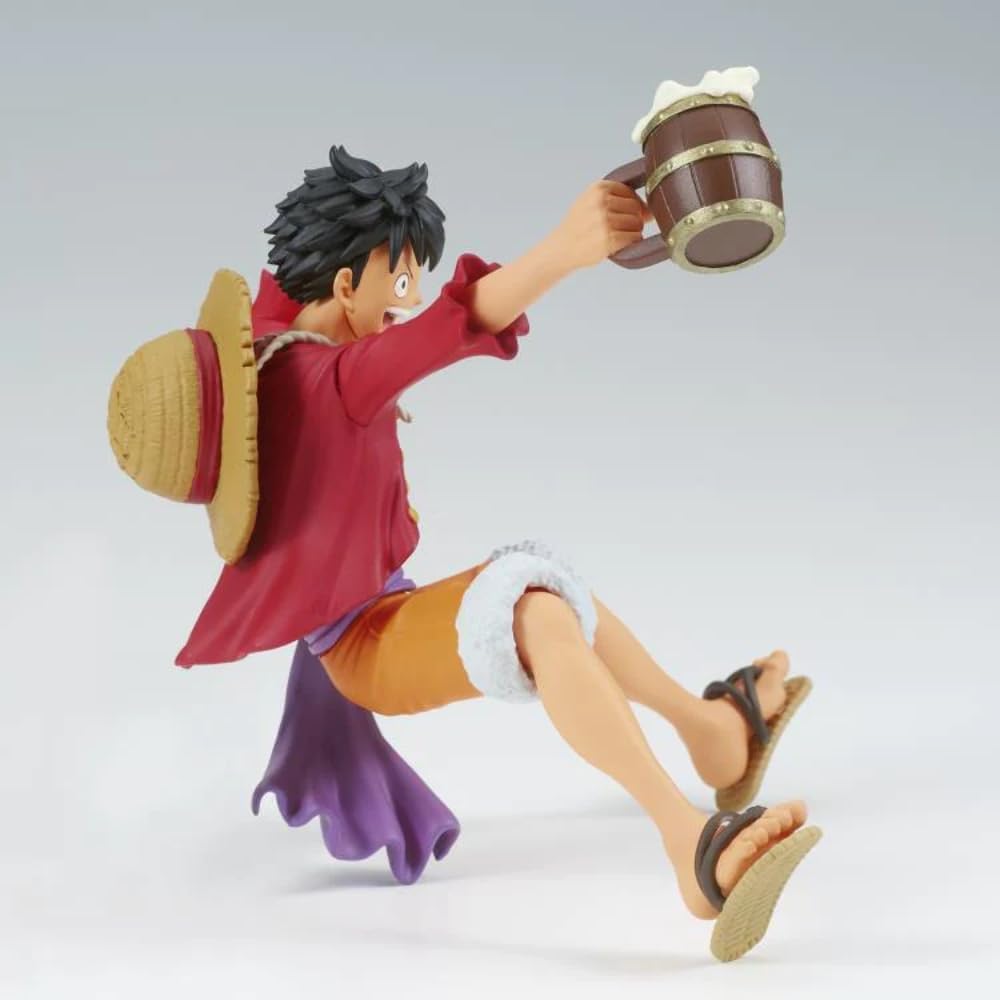 One Piece Actionfigur Monkey D Luffy It's a Banquet aus Kunststoff, von Bandai., Bandai