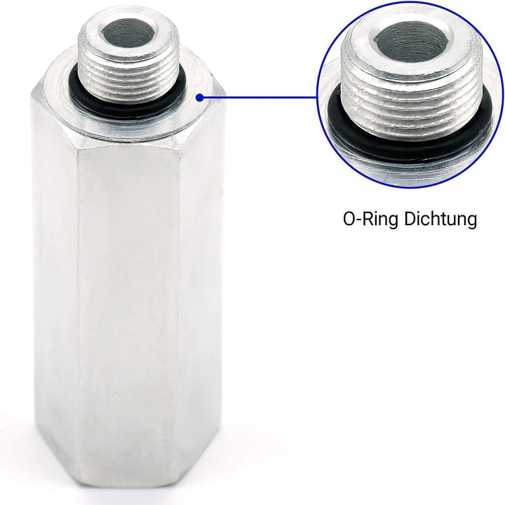 Handgriff Set M22x1,5 Aluminium Verlängerung für Kupplungskopf Druckluft LKW