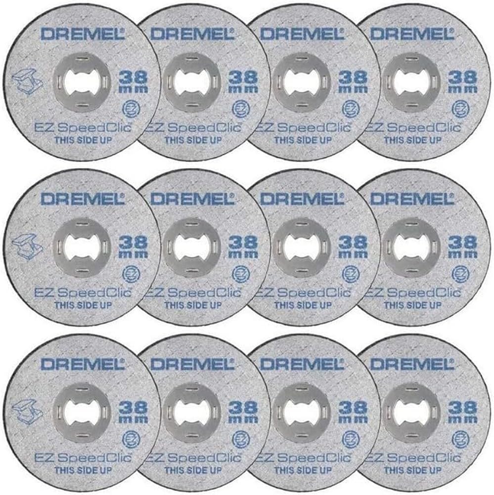 Dremel SpeedClic SC456B Metall-Trennscheiben, Zubehörsatz & SC407 EZ SpeedClic Schleifband mit Schle