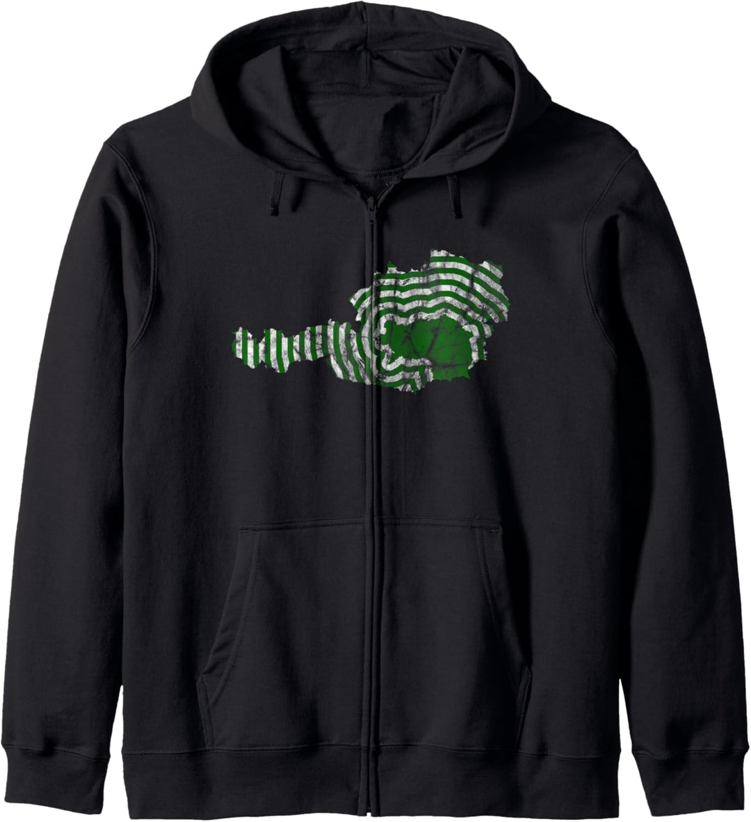 Steiermark Umriss Silhouette Vintage Österreich Steirer Kapuzenjacke
