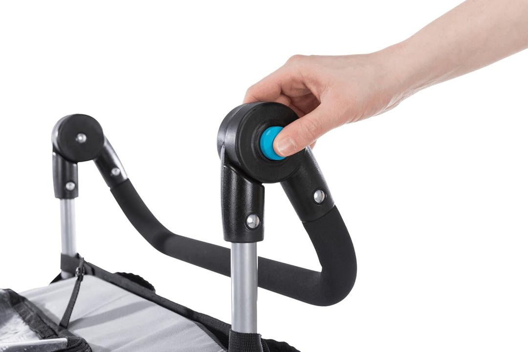 TRIXIE 12794 Fahrrad-Anhänger, Schnell-Falt-Funktion, S