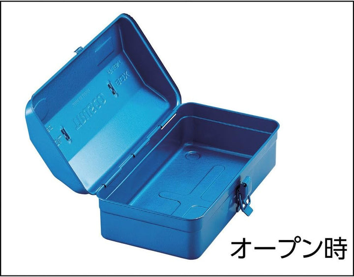 TRUSCO Y-410-B Winkelwerkzeugkoffer, 433 x 168 x 173,5 mm, Blau Blau 433X168X173.5, Blau 433X168X173