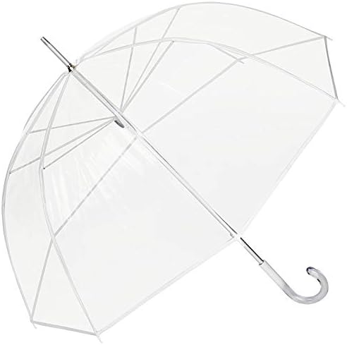 VON LILIENFELD Regenschirm Glockenschirm Transparent Durchsichtig Hochzeitsschirm Damen Herren Melin