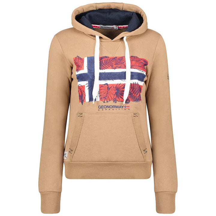 Geographical Norway Damen Gpalm Lady Kapuzenpullover (1er Pack) XL Taupe, XL Taupe