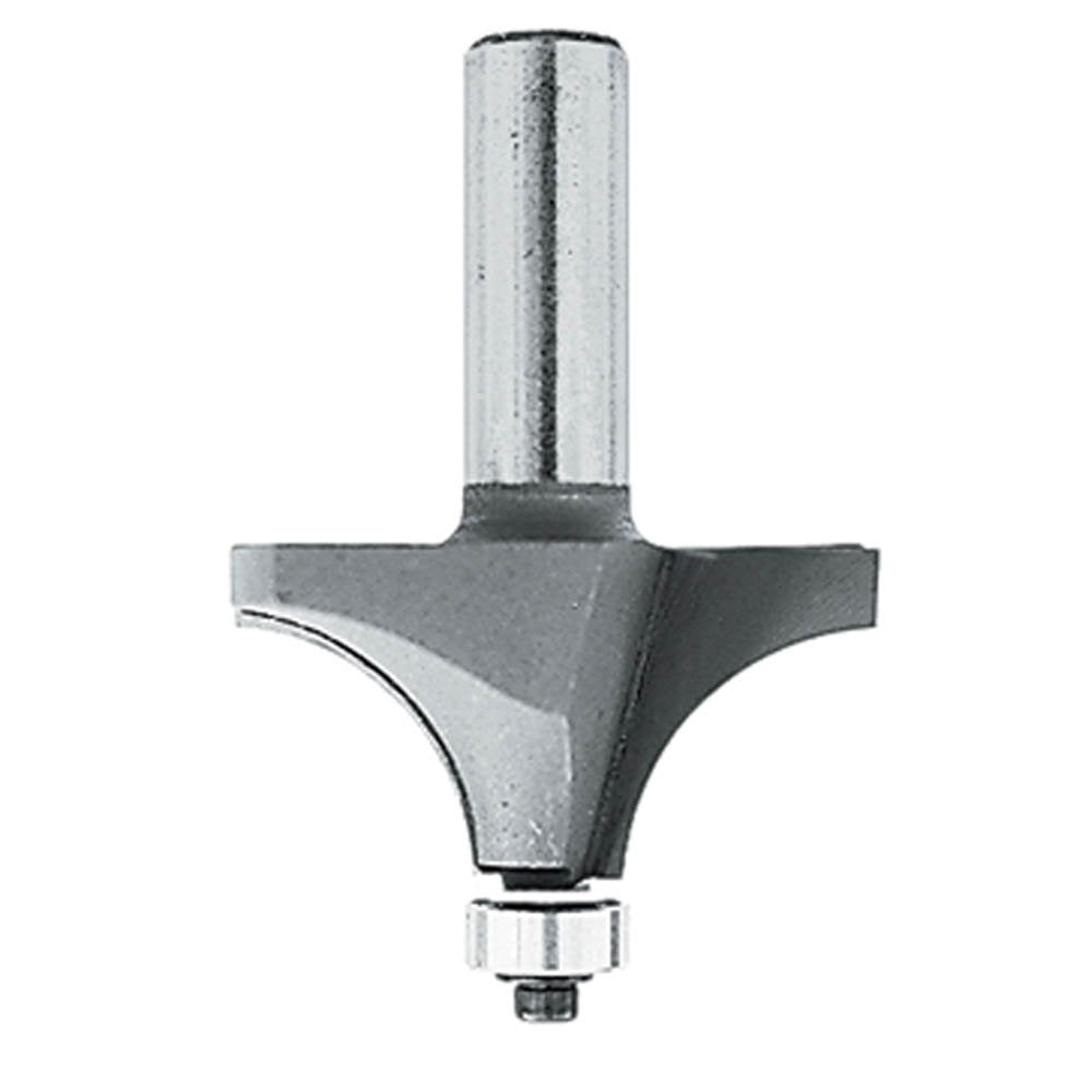 Makita 733120–8 A 1/2 Eck runden, 2 Schneiden Flöten, 1/4-Zoll-Schaft Hartmetall Spitze Router Bit