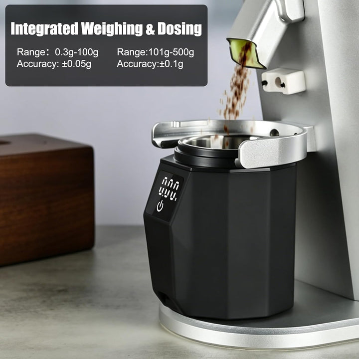 500g/0.1g Hochpräzise Wiederaufladbare Digitale Kaffeewaage,Tragbare Elektronische Küchenwaage mit L