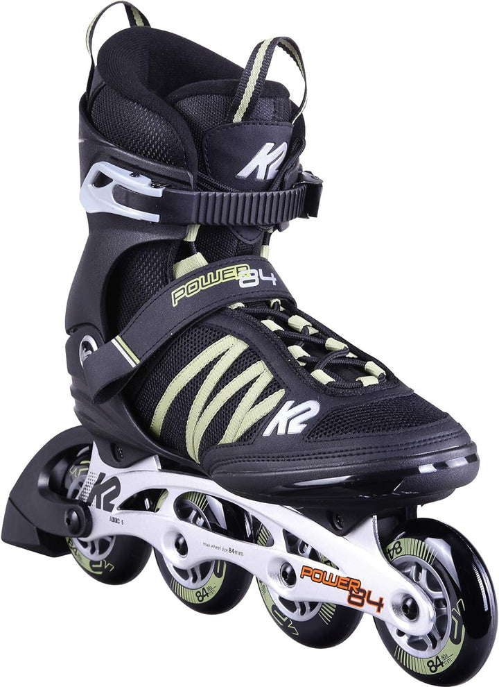 K2 Herren Power 84, Black-Sand Inline Skates EU: 45 (UK: 10.5 / US: 11.5) black - sand, EU: 45 (UK: