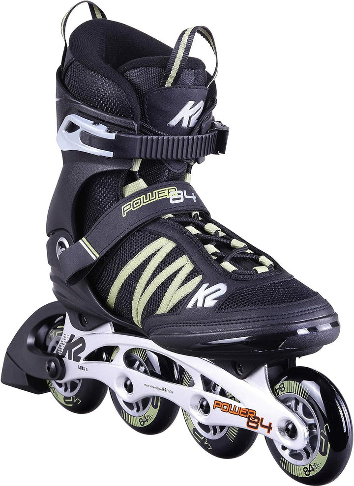 K2 Herren Power 84, Black-Sand Inline Skates