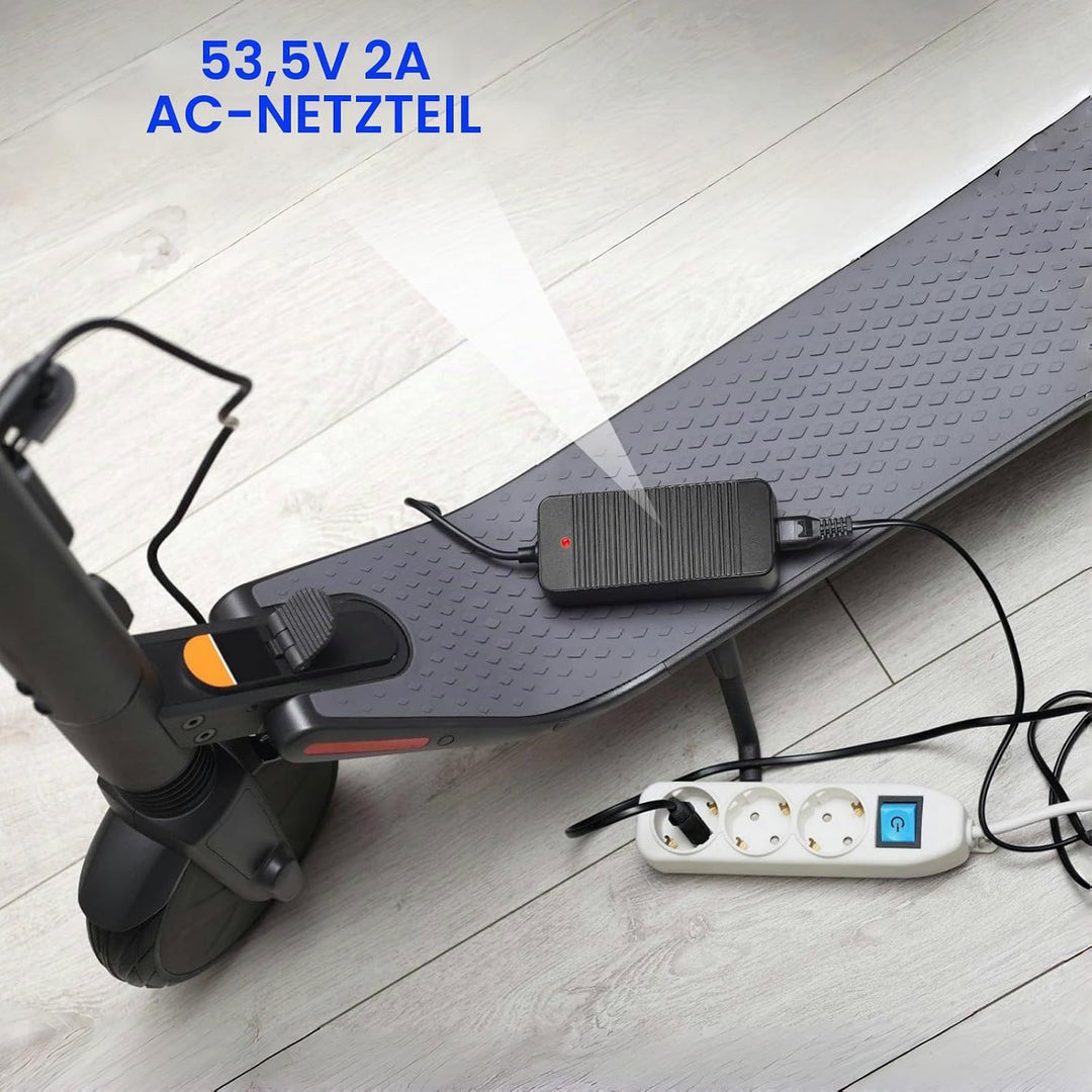 53.5V 2A Ladegerät für NIU KQI2 KQI3, Akku Elektroroller Lader, EU-Stecker Scooter Ladegerät für KQi