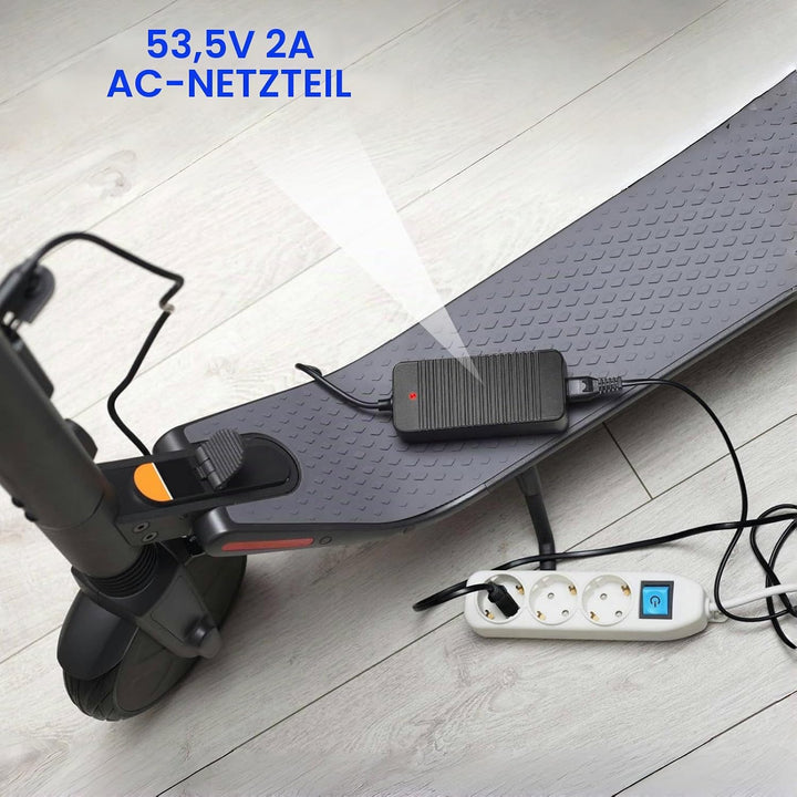 53.5V 2A Ladegerät für NIU KQI2 KQI3, Akku Elektroroller Lader, EU-Stecker Scooter Ladegerät für KQi