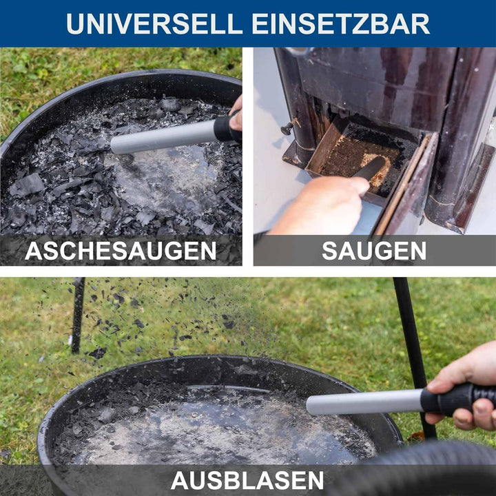 Scheppach Akku Aschesauger C-AVC15-X | 10kPa Saugleistung | 15L Behältervolumen | 1m Schlauchlänge |