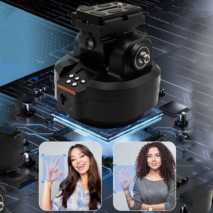 ZIFON YT2000 Kameras Remote Motorized Head AI Face Tracking AB Punkt Doppel Upgraded Modell 2KG für