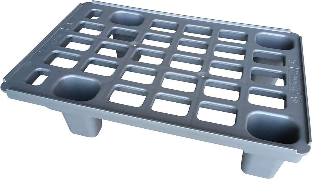 10x Leichtpalette 60x40 Kunststoffpalette im 1/4-Europaletten Mass inkl. gratis Zollstock * Viertel