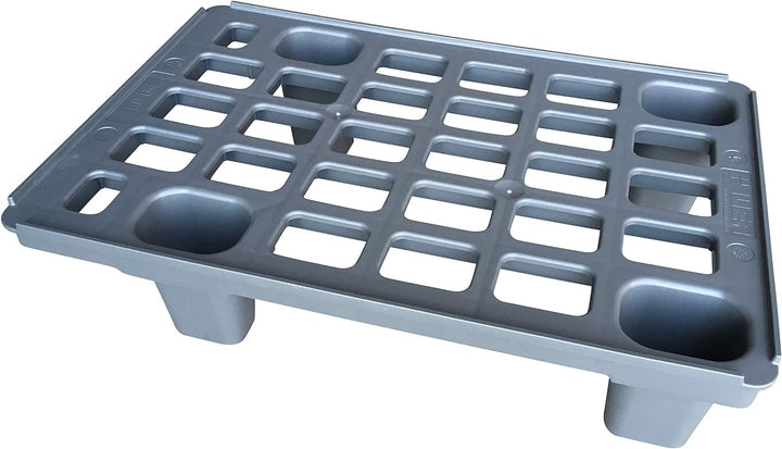 10x Leichtpalette 60x40 Kunststoffpalette im 1/4-Europaletten Mass inkl. gratis Zollstock * Viertel