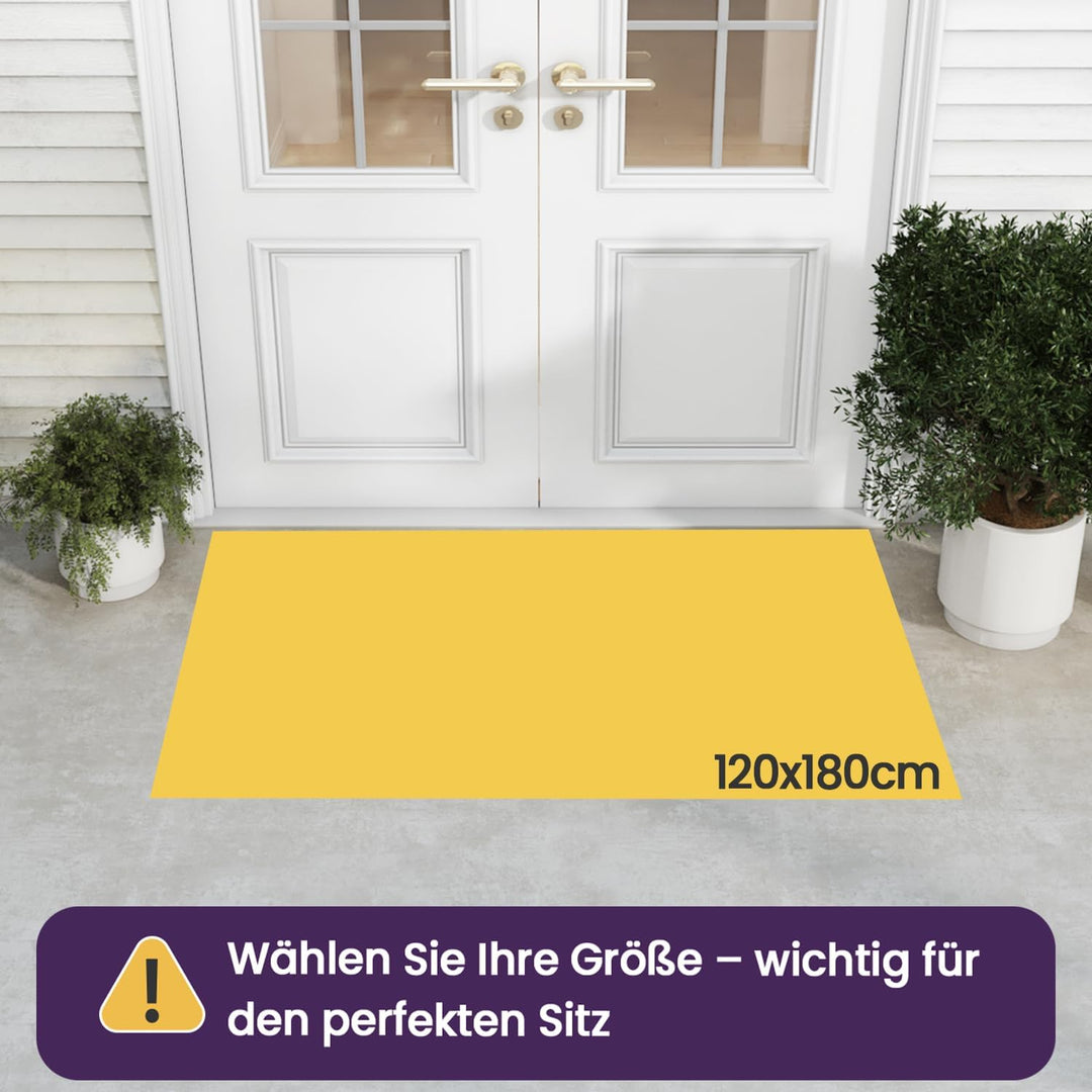 DEXI Fussmatte aussen 120 x 180 cm, extrem rutschfeste Schmutzfangmatte, langlebig Fussabtreter auss