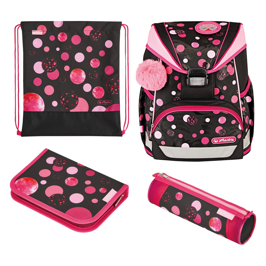 Herlitz Schulranzen Ultralight Plus Cats & Dots