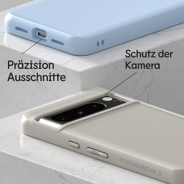 RhinoShield Case kompatibel mit [Pixel 8] | SolidSuit - Stossdämpfende & schlanke Schutzhülle mit Pr