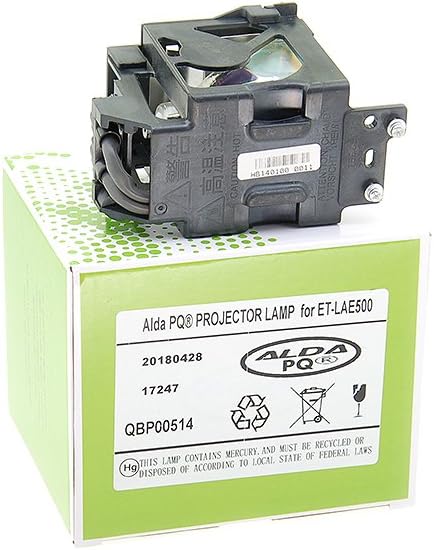 Alda PQ-Premium, Beamerlampe/Ersatzlampe kompatibel mit ET-LAE500 für PANASONIC PT-AE500, PT-AE500E,