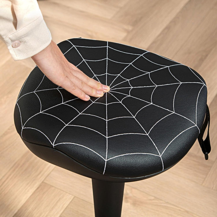 Vinsetto Bürohocker mit Schwenkfunktion, ergonomischer Hocker, höhenverstellbar 65,5-83,5 cm Arbeits