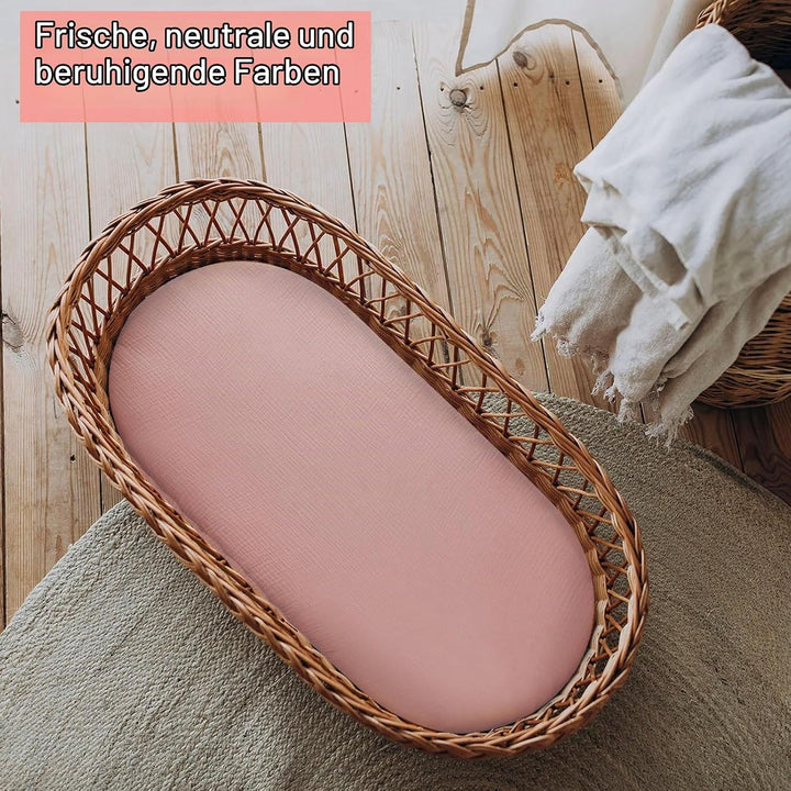 Spannbettlaken Kinderwagen,Spannbettlaken 70x35cm Spannbettlaken Spannbettlaken Beistellbett Kinderw