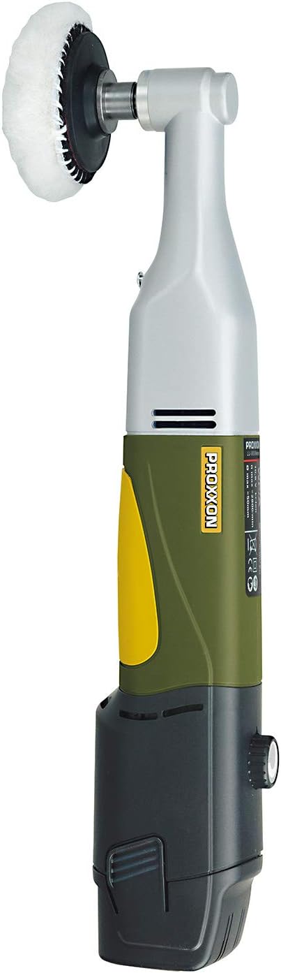 Proxxon 29822 Akku-Winkelpolierer WP/A, 10,8 Volt, einzeln ohne Akku/Ladegerät im Karton