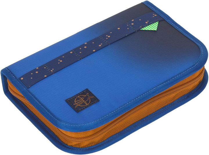 LÄSSIG Schulranzen Regenhülle Light Unique School Set 7-teilig Space Blue blau