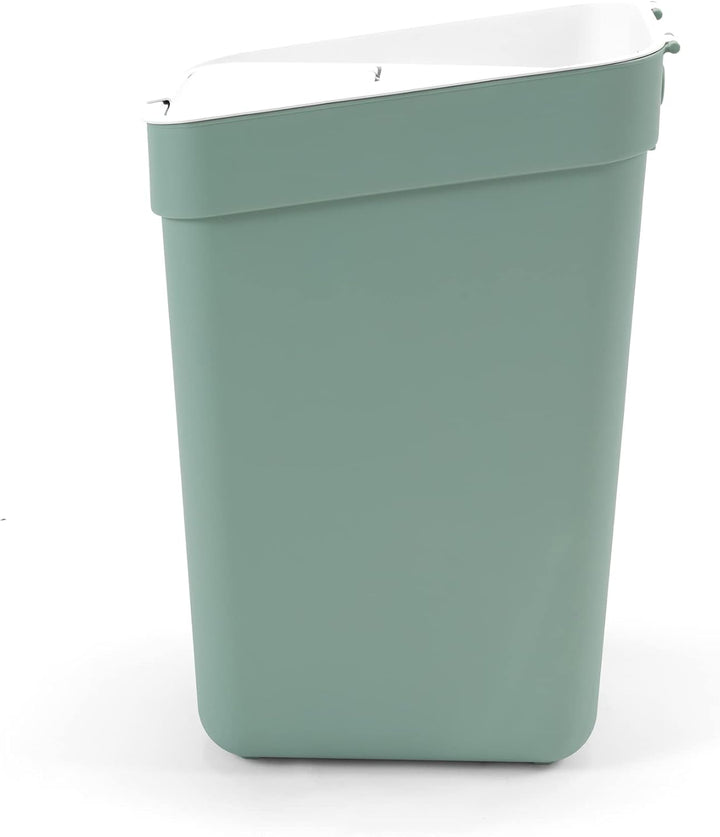 Curver Ready to Collect 100% recyceltes 30-Liter-Küchenzubehör, Recycling-Mülleimer, Deckel mit Deck