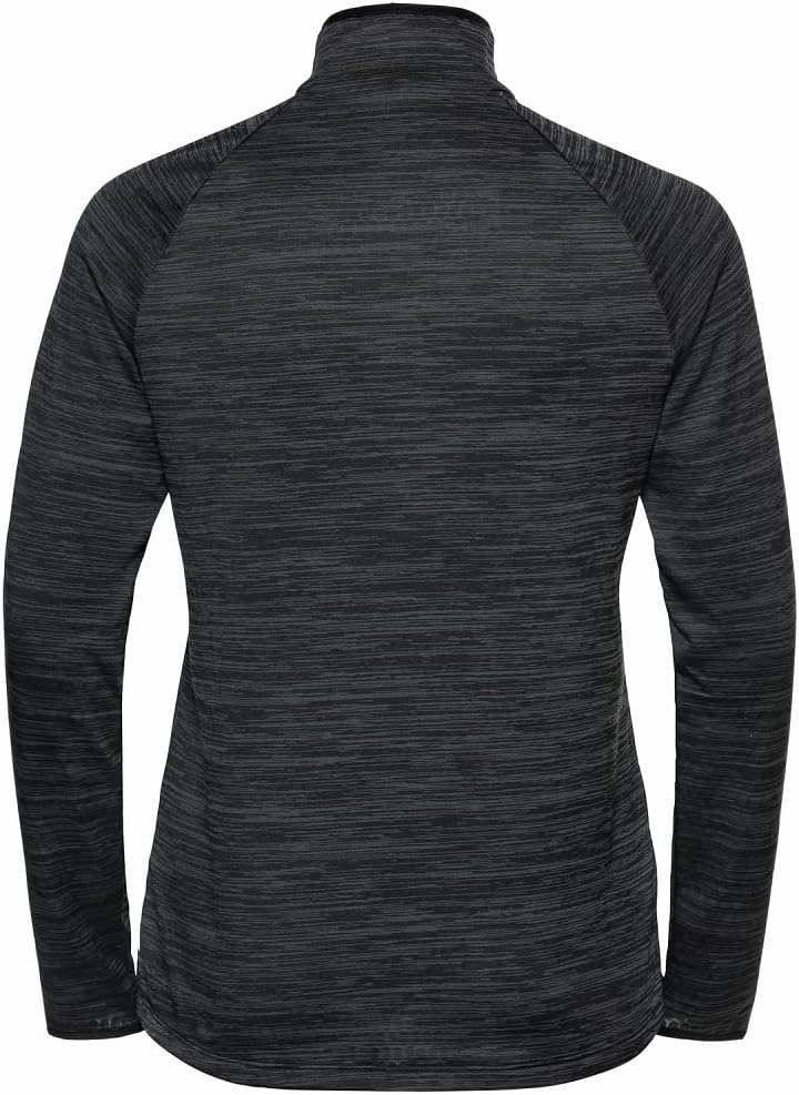 Odlo Damen Essential Thermal_313261 Fleece Jacket (1er Pack) S Black Melange, S Black Melange