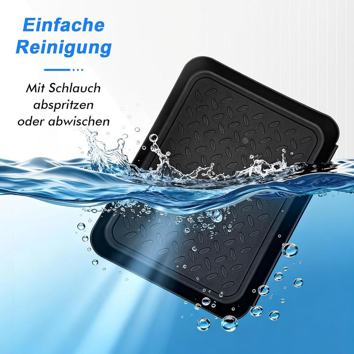 4 Set Schuhabtropfschale, 35 x 27.5 x 3 cm Schuhmatte Abtropfmatte, Abtropfschale Schuhe aus Kunstst