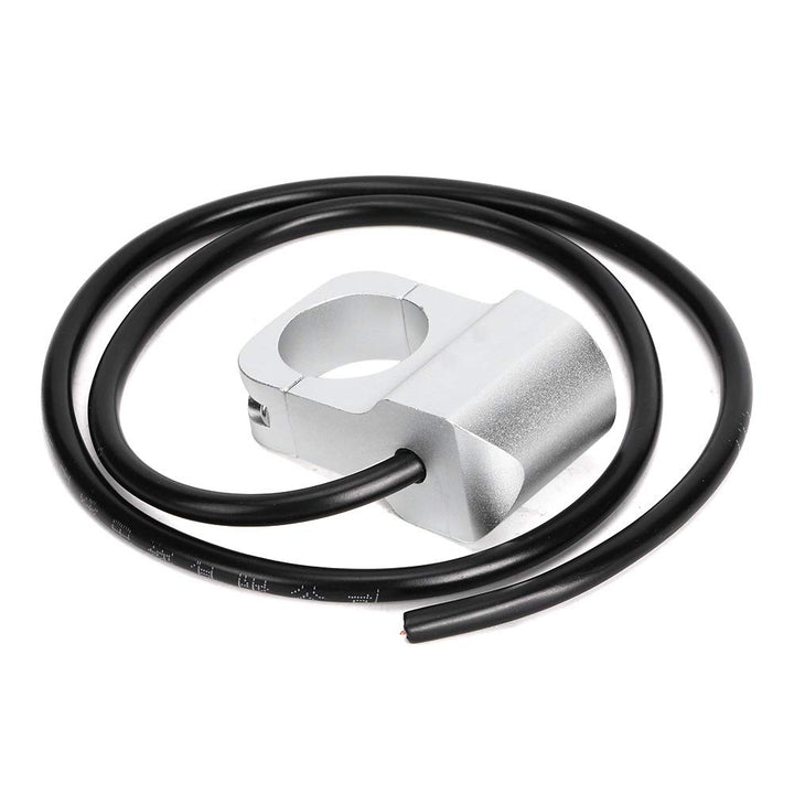 Motorrad, Fahrrad, Silber C4M139 25mm/0.98 Zoll wasserdichter Stahl Scheinwerfer Lenker Scheinwerfer