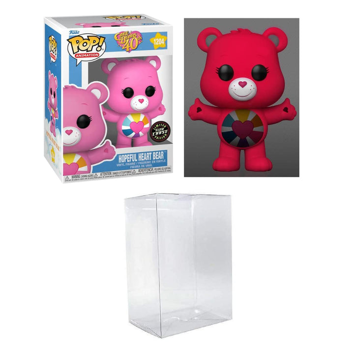 Funko POP! Animation: Care Bears 40th Anniversary - Hopeful Heart Bear with Glow in The Dark Chase B