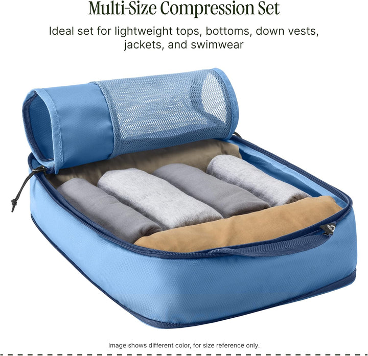 Eagle Creek Pack-It Reveal Kompressions-Packwürfel Set S/M I 2er Set mit Mesh-Sichtfenster I Bis zu