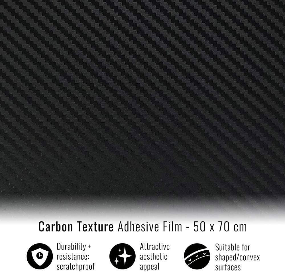 3M 16251 Folio Displayschutzfolie/Aufkleber in Carbon-Optik, 50 x 70 cm