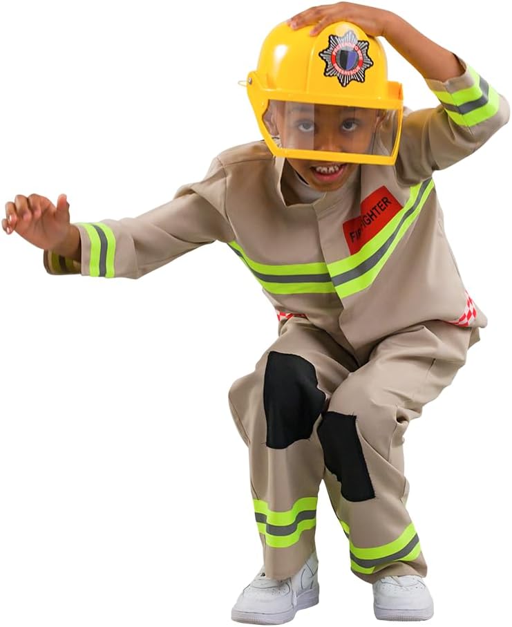 PRETEND TO BEE 1340 Notdienste Fire Fighter Fancy Dress, Multicoloured, 5-7 Jahre