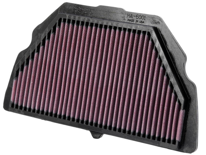 K&N HA-6001 Motorrad Tauschluftfilter,Rot