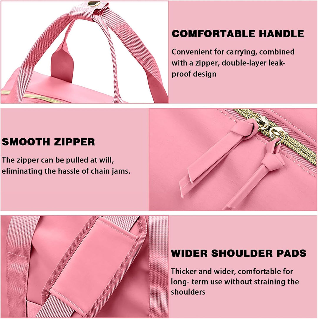 Multifunktionale Wickeltasche Gross, Mommy Bag Schultertasche mit Schnulleretui, Wasserdichte Baby W