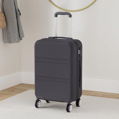 KONO Koffer Trolley Reisekoffer XL (74cm) Schwarz, XL (74cm) Schwarz