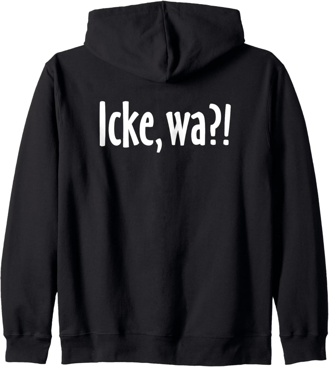 Icke wa?! (Weiss) Berliner Schnauze Berlin Kapuzenjacke
