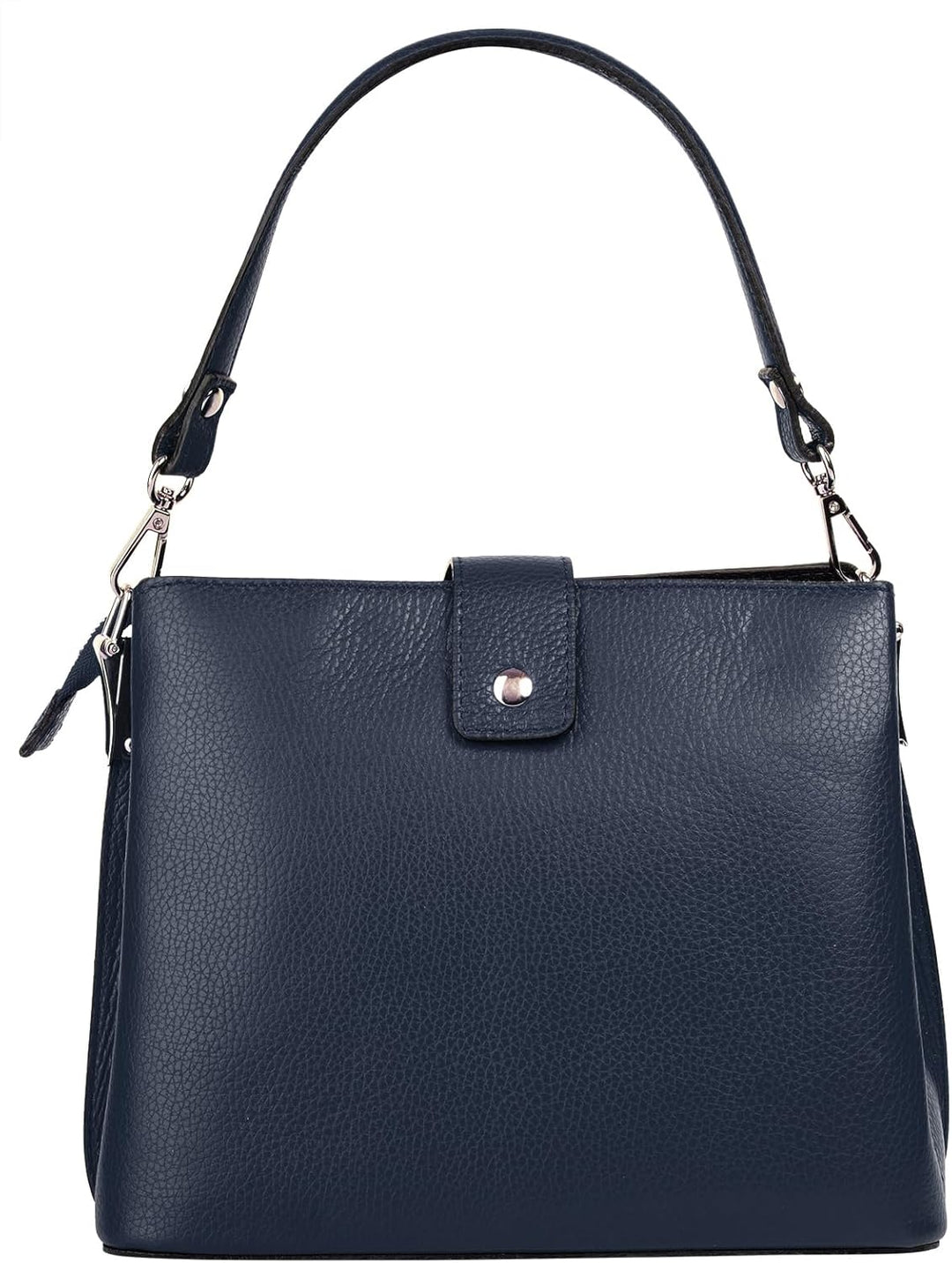 Handtasche Echt Leder Damen Made in Italy, Tragetasche, Umhängetasche, Abendtasche aus Leder 021791