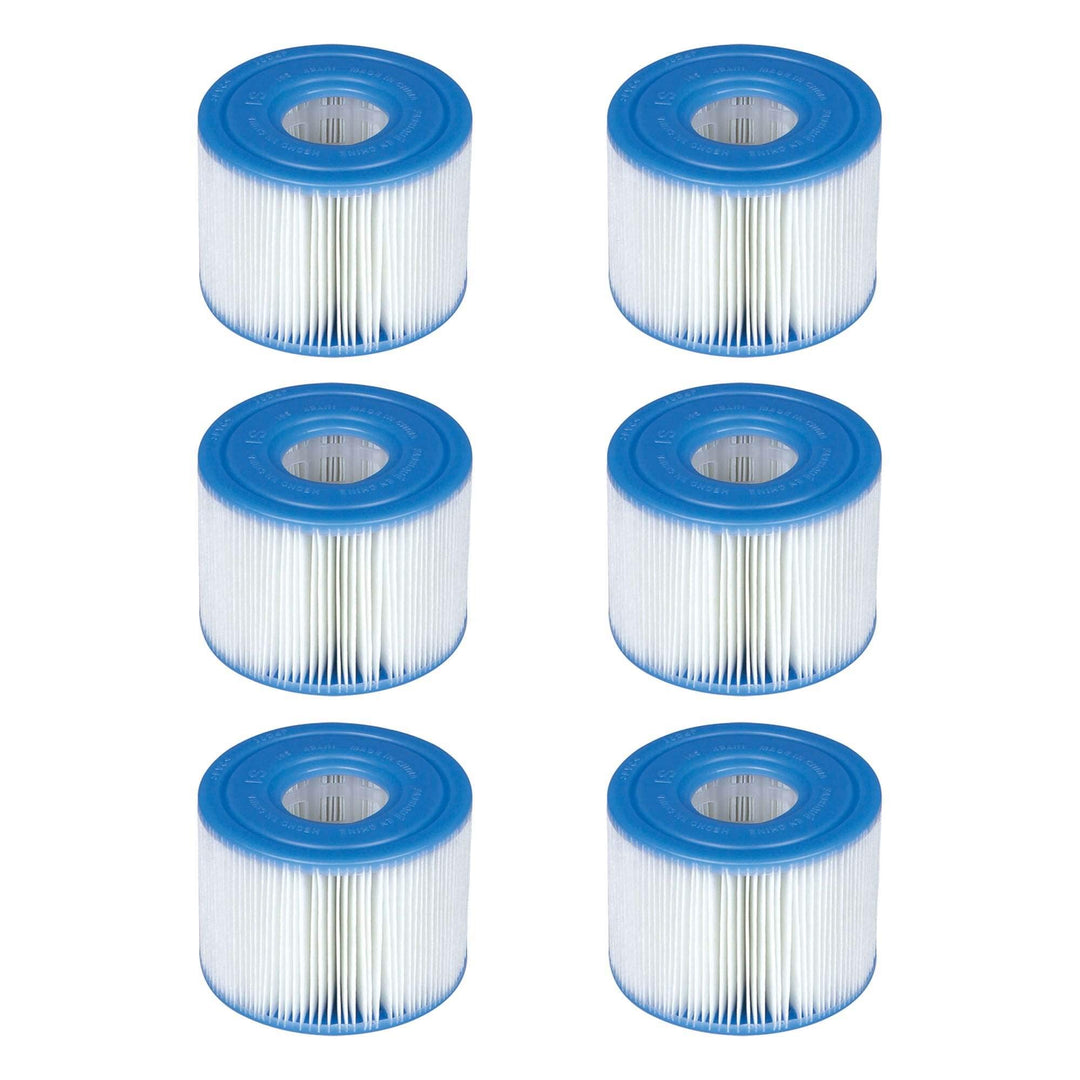 Intex, Filterkartusche für Easy-Set- / PureSpa-Pool, 29001E, Typ S1, 6 Stück 6 Pack, 6 Pack