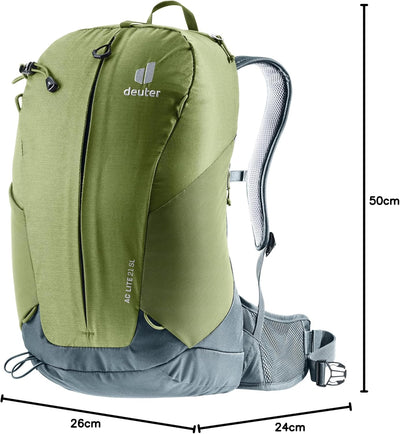 deuter Damen Ac Lite 21 Sl Wanderrucksack (1er Pack) 21 L Pistachio-teal, 21 L Pistachio-teal