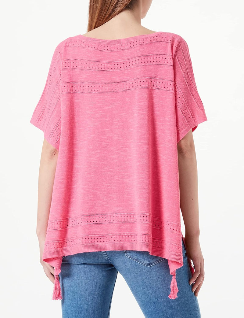 s.Oliver Damen Poncho Einheitsgrösse Pink 4426, Einheitsgrösse Pink 4426