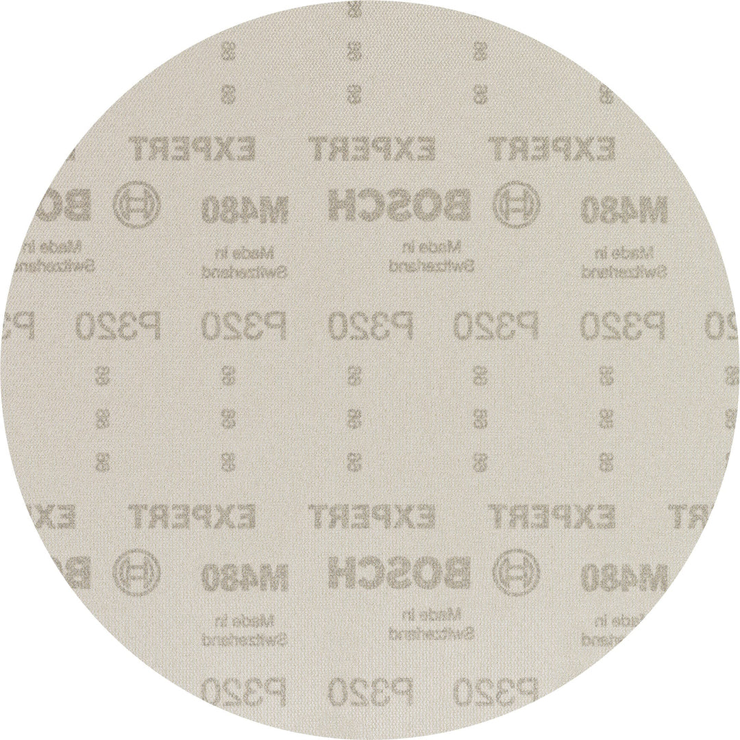 Bosch Professional 25x Expert M480 Schleifnetz (für Hartholz, Farbe auf Holz, Ø 225 mm, Körnung 320,