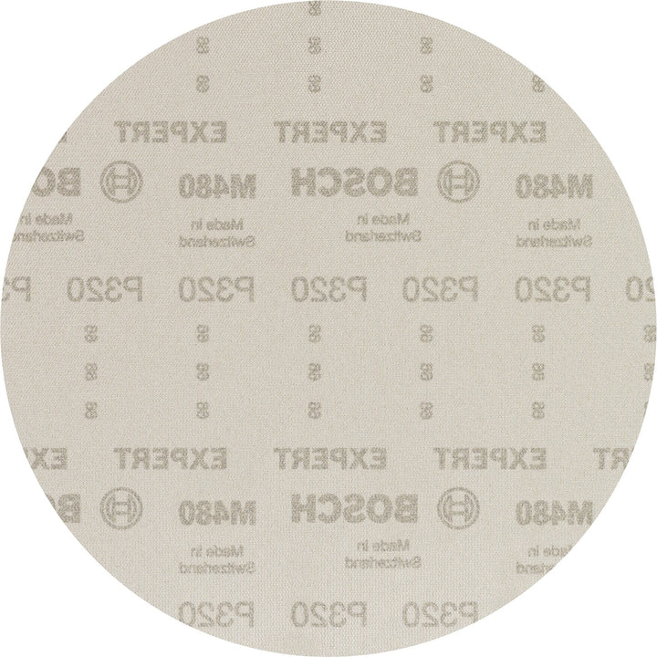 Bosch Professional 25x Expert M480 Schleifnetz (für Hartholz, Farbe auf Holz, Ø 225 mm, Körnung 320,