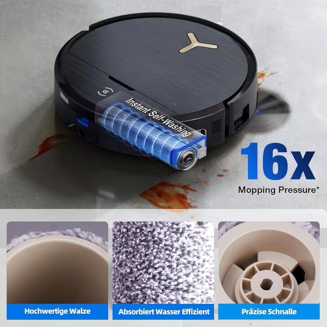 22 Stück Zubehörset für ECOVACS DEEBOT X9 PRO OMNI / X9 PRO / X11 Saugroboter, Ersatzteile 2 Hauptbü