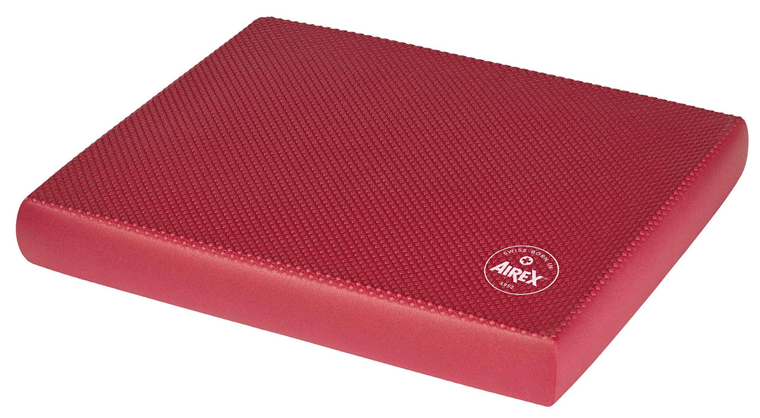 Airex Balance-Pad Cloud Ruby Red Trainingskissen, sehr weicher Sportschaum, 50 x 41 x 6 cm